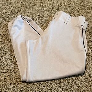 Alleson Athletic Gray & Black Baseball Pants Size XL Youth in EUC